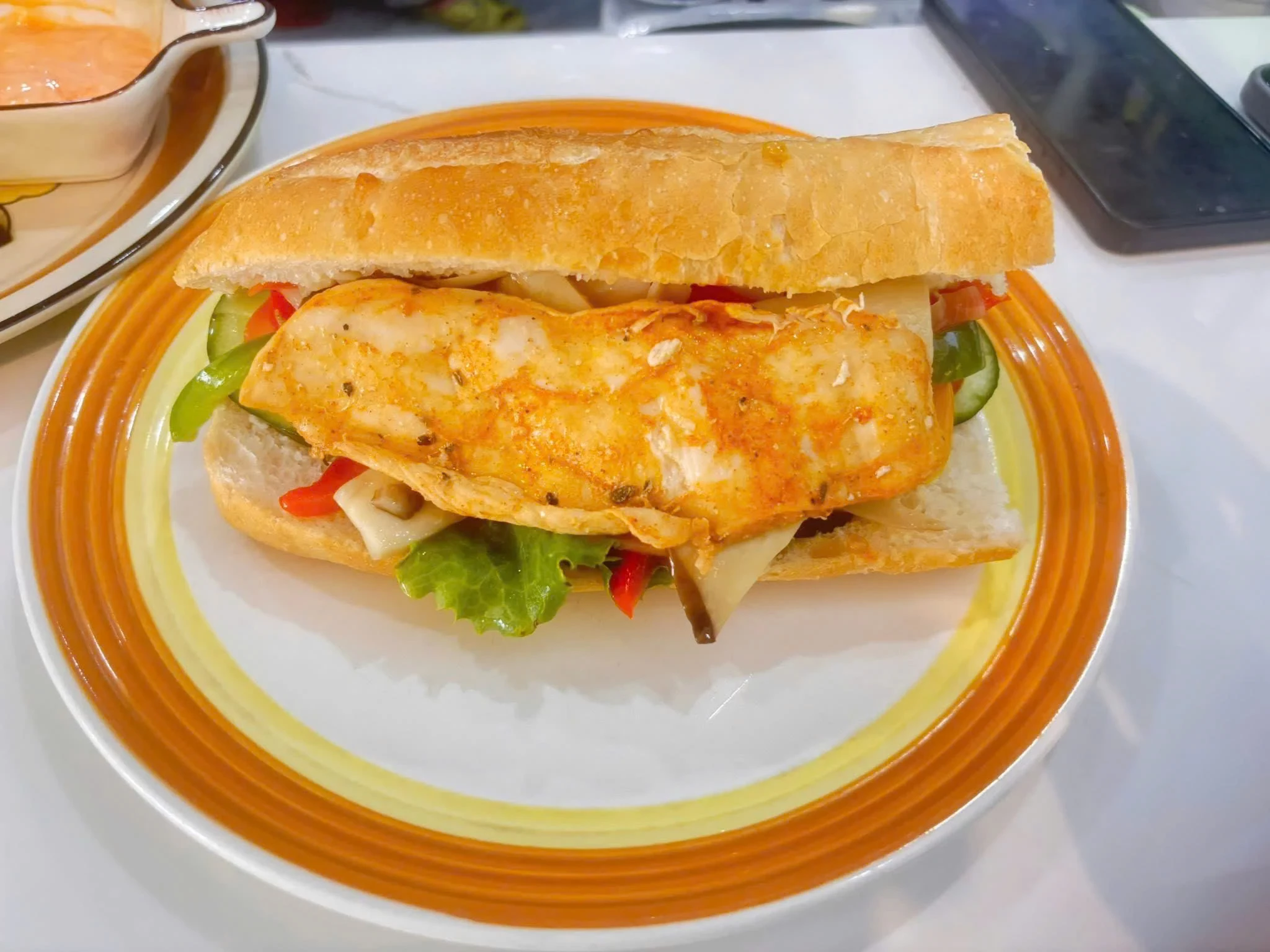 Chicken Baguette / Bánh mì thịt gà