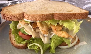 Mushroom Chicken Cream Sandwich / Sandwich gà sốt kem nấm