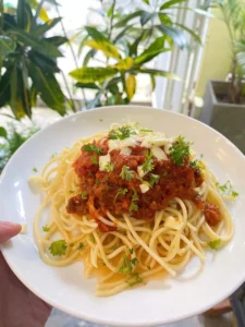 Bolognaise / Mì bò bằm sốt cà chua